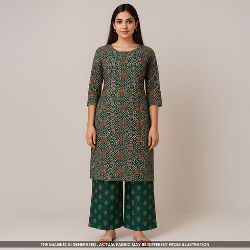 Ajrakh Cotton Fabric-F4404